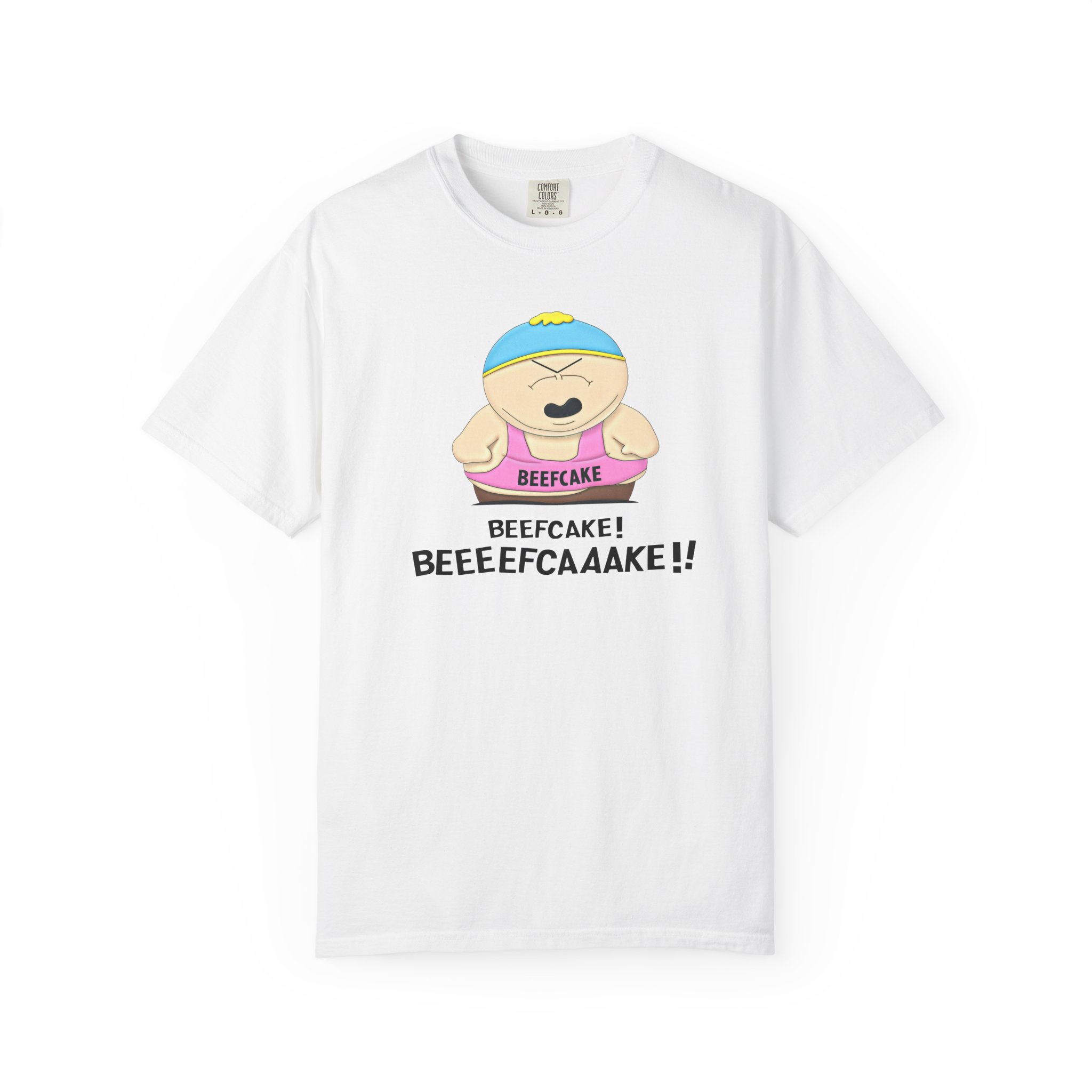 Beefcake Cartoon T-Shirt – Hilarious Retro Muscle Tee