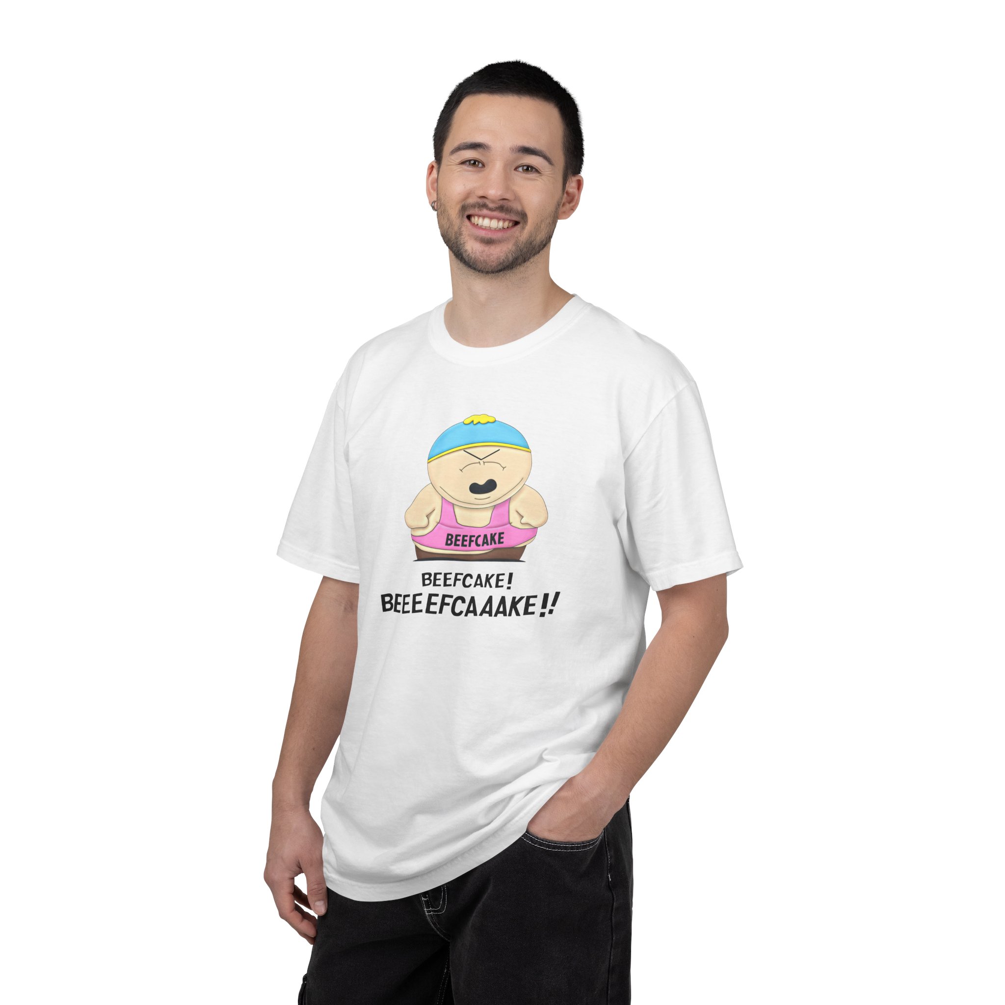 Beefcake Cartoon T-Shirt – Hilarious Retro Muscle Tee