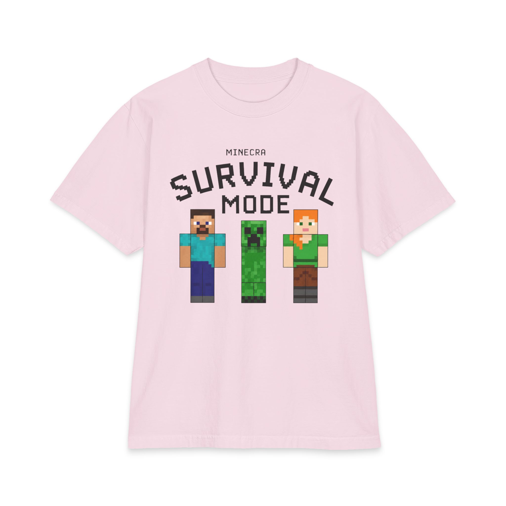 11850776887395763832_2048-2.jpeg Survival Mode Gaming T-Shirt – Epic Pixel Adventure Tee