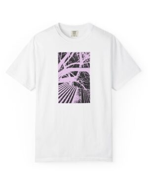 Abstract Tree Graphic T-Shirt – Stunning Pink Botanical Tee