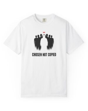 Chosen Not Copied T-Shirt with Christian faith graphic