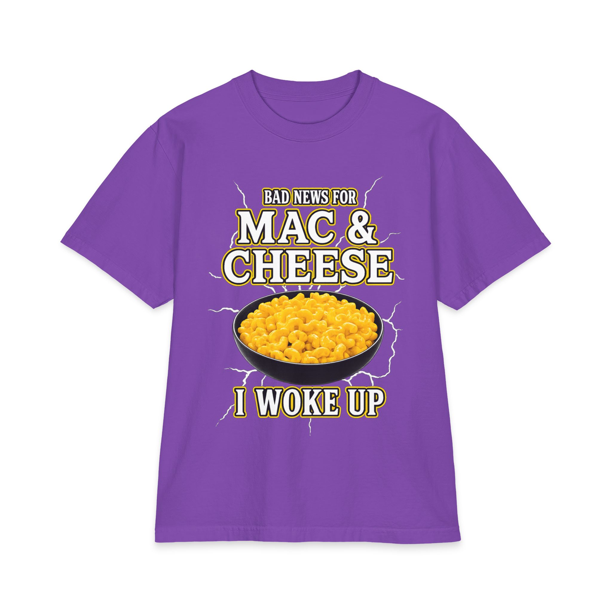 Bad News for Mac and Cheese T-Shirt – Hilarious Foodie Tee