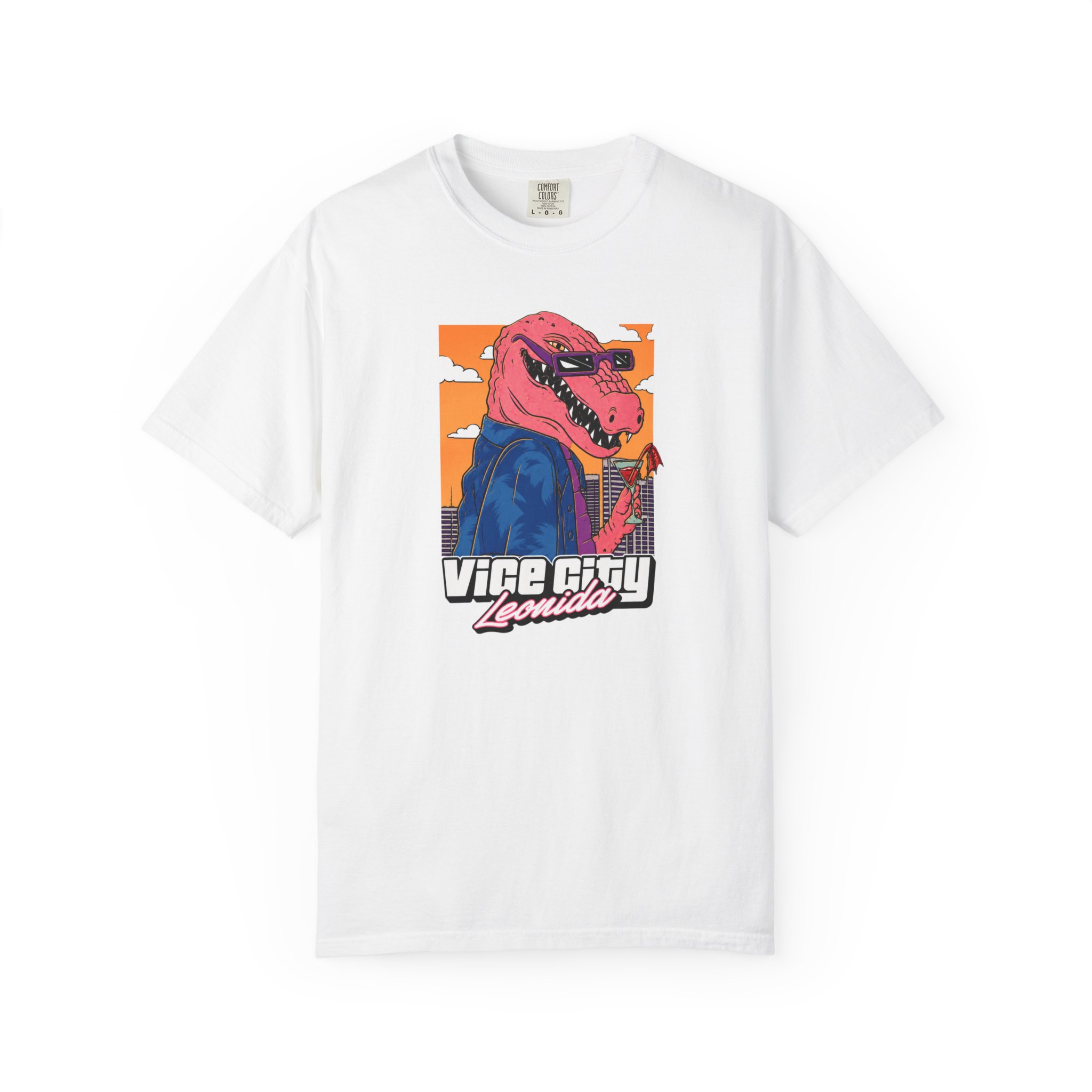 Vice City Florida T-Shirt — Retro Neon Gator Graphic Tee