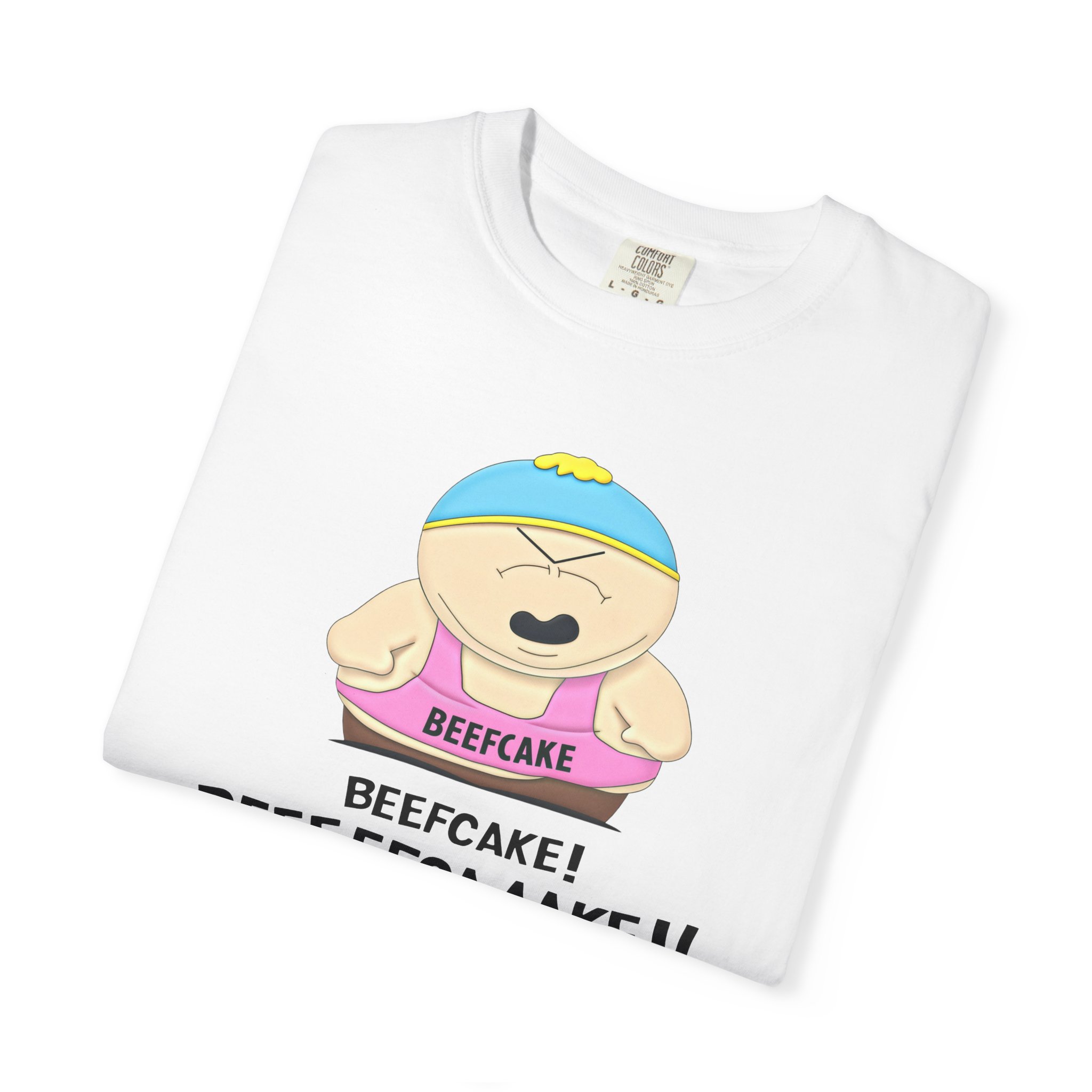 Beefcake Cartoon T-Shirt – Hilarious Retro Muscle Tee