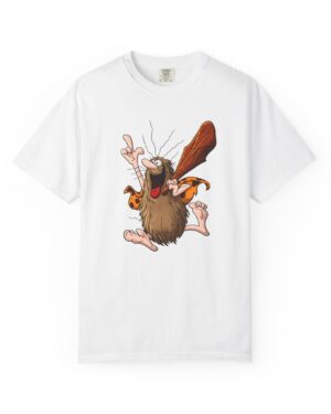 Caveman Club T-Shirt with funny prehistoric cartoon graphic