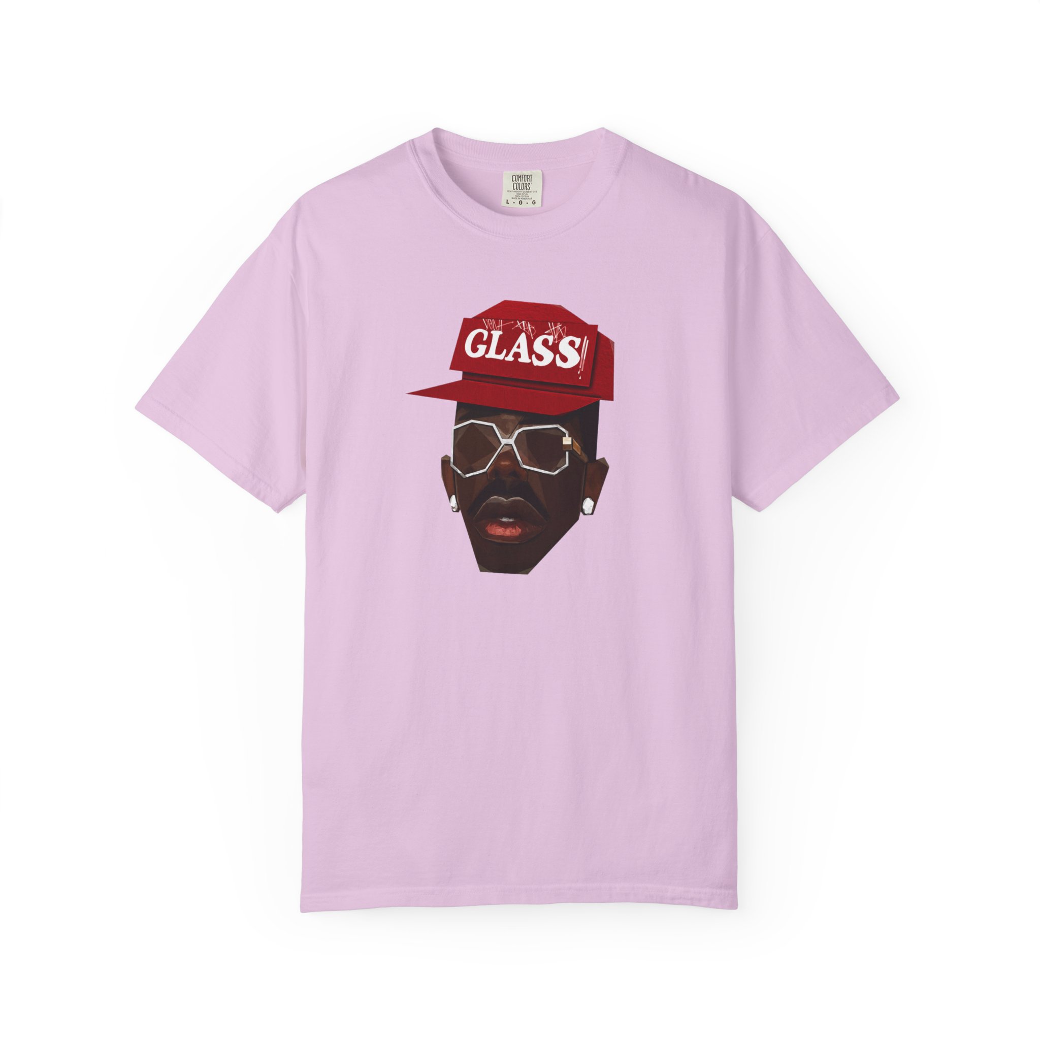 Glass Hat Portrait T-Shirt – Striking Surreal Art Tee