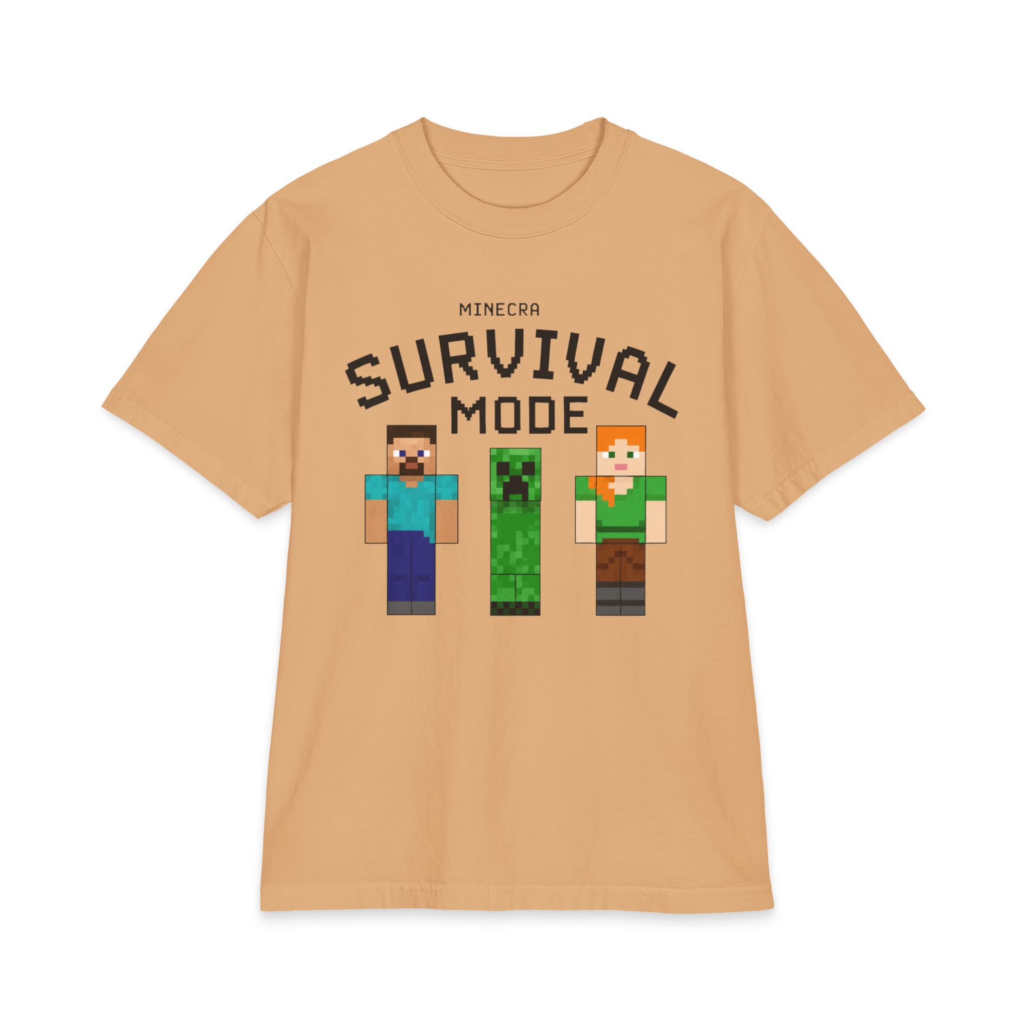 4881003088730459871_2048-2.jpeg Survival Mode Gaming T-Shirt – Epic Pixel Adventure Tee