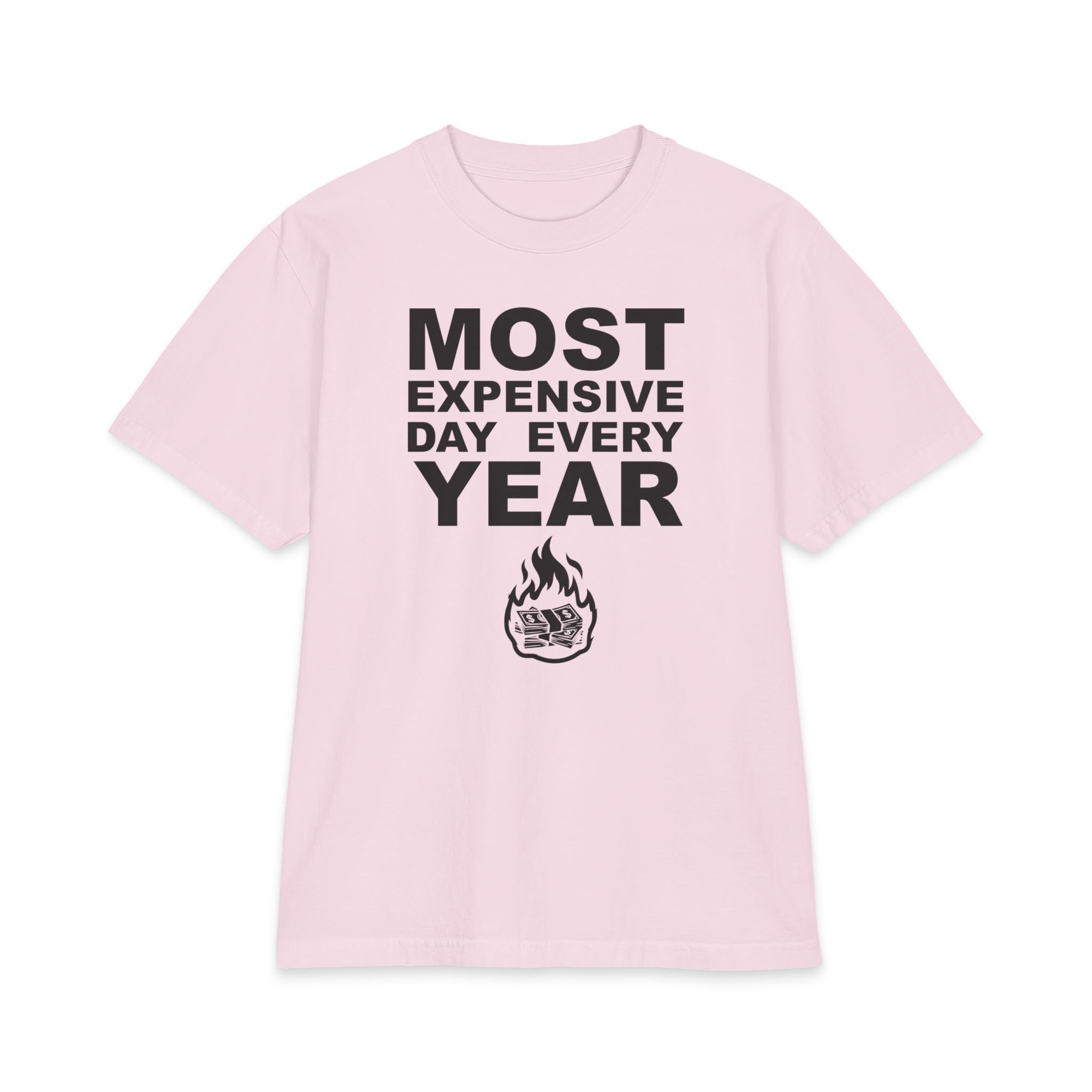 5733607342869401327_2048-1.jpeg Most Expensive Day Every Year T-Shirt – White Brutally Funny Tee