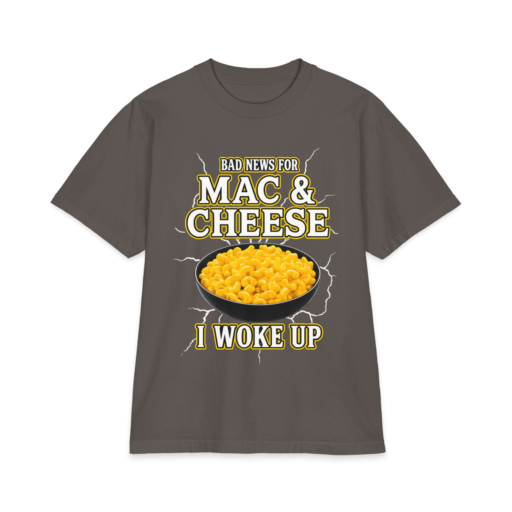 Bad News for Mac and Cheese T-Shirt – Hilarious Foodie Tee