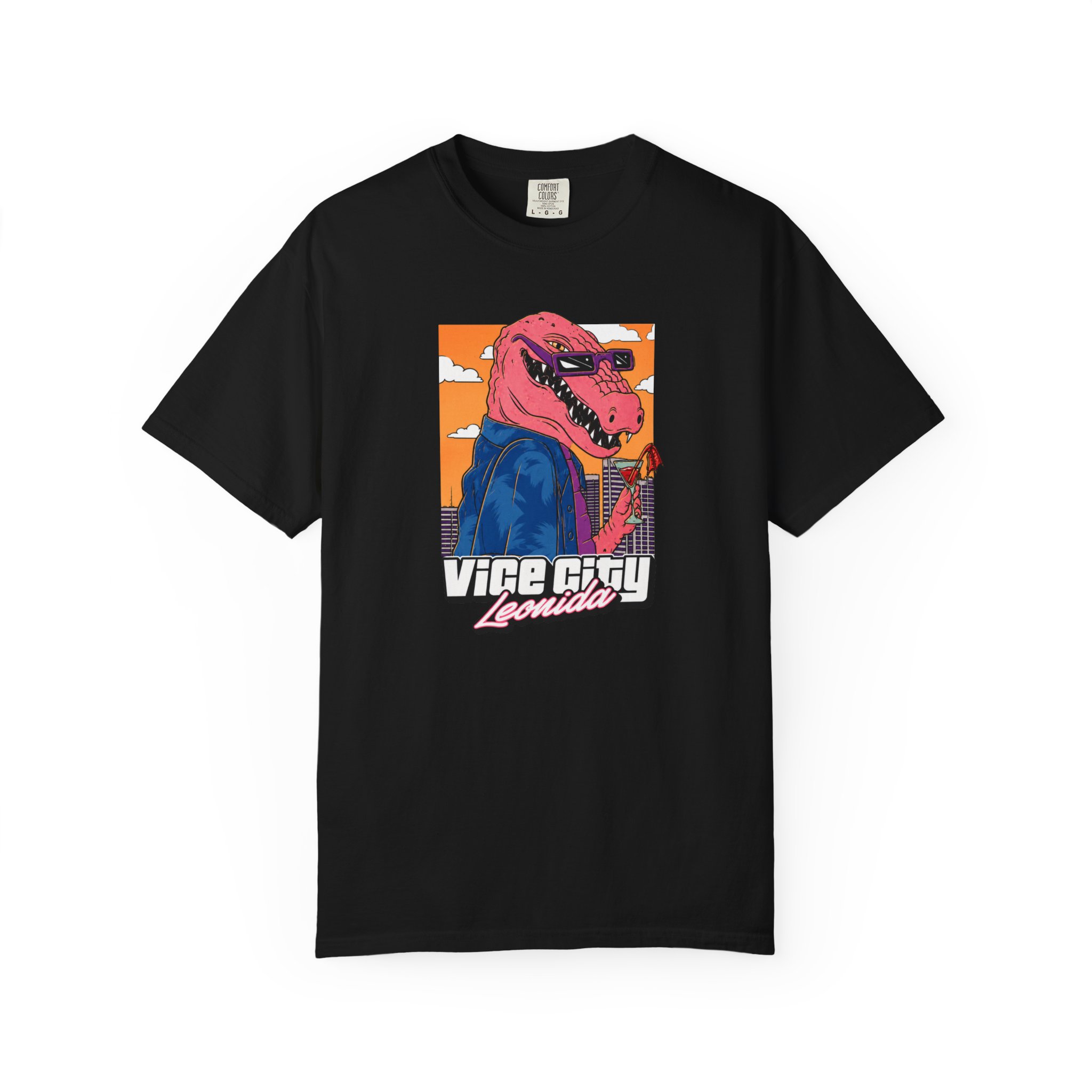 Florida Neon Gator T-Shirt with retro alligator graphic