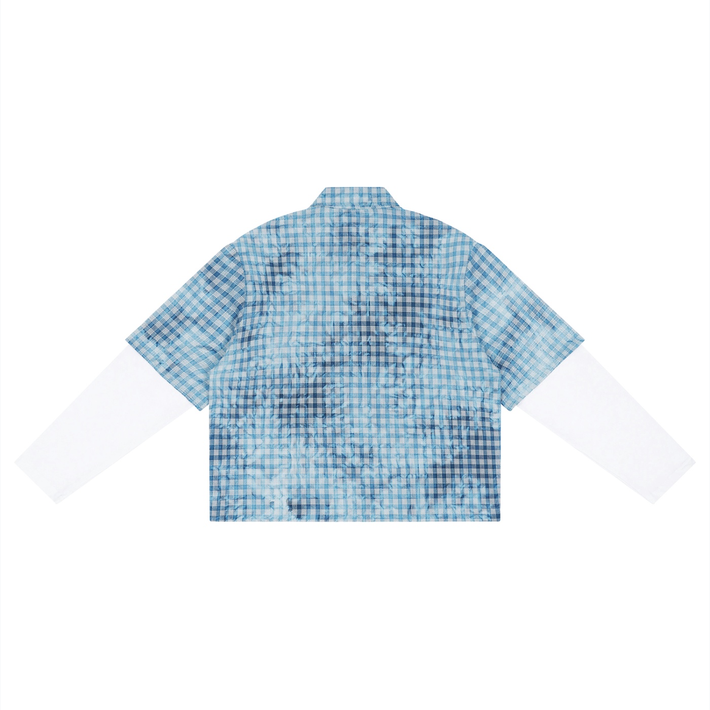 Vintage Wash Plaid Short Sleeve Shirt