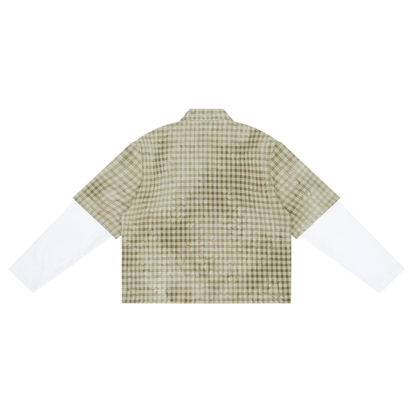 Vintage Wash Plaid Short Sleeve Shirt