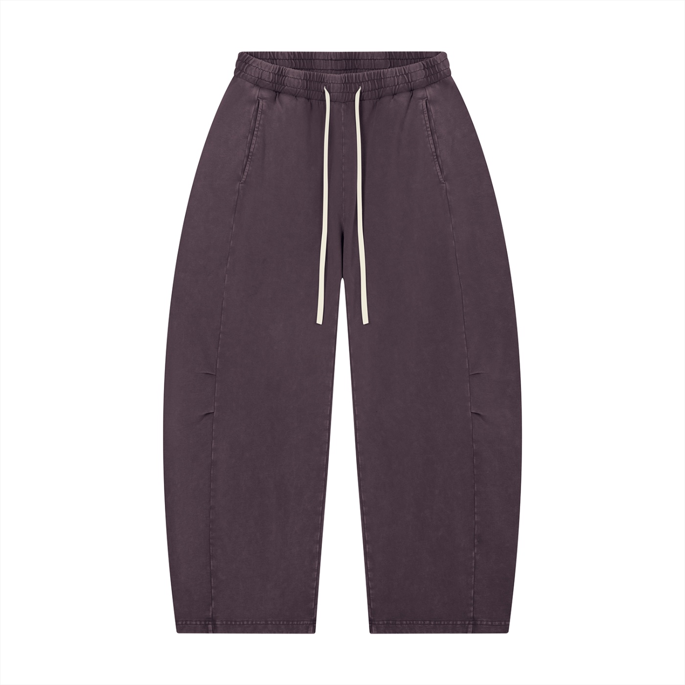 Mineral Wash Barrel Leg Pants