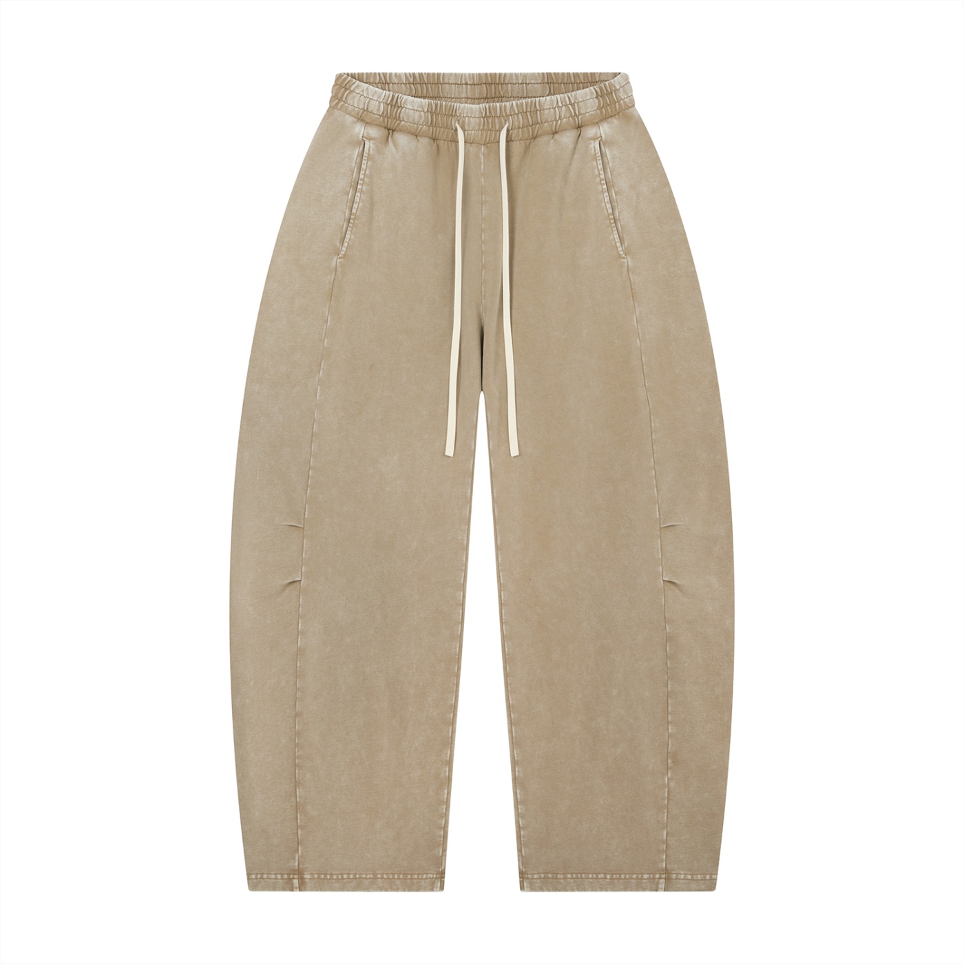 Mineral Wash Barrel Leg Pants