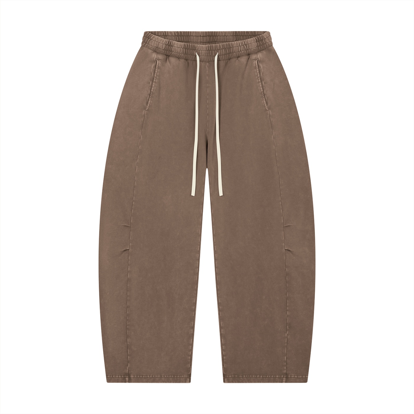 Mineral Wash Barrel Leg Pants